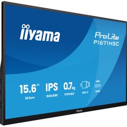 iiyama ProLite P1671HSC-B1 écran plat de PC 39,6 cm (15.6") | JDB-Info