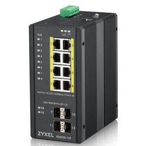 Zyxel RGS200-12P Géré L2 Gigabit Ethernet (10/100/1000) Con | JDB-Info