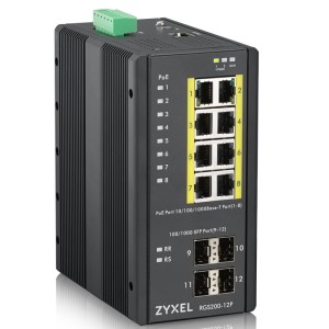 Zyxel RGS200-12P Géré L2 Gigabit Ethernet (10/100/1000) Con | JDB-Info