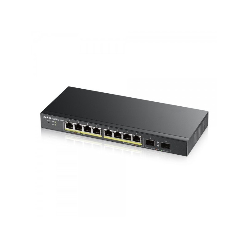 Zyxel GS1900-8HP v3 PoE Géré L2 Gigabit Ethernet (10/100/10 | JDB-Info
