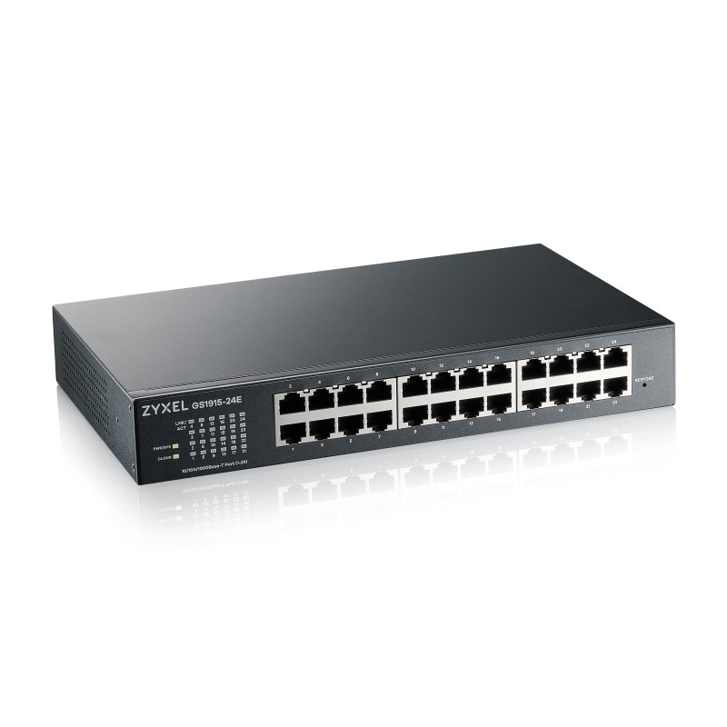 Zyxel GS1915-24E Géré L2 Gigabit Ethernet (10/100/1000) 1U | JDB-Info