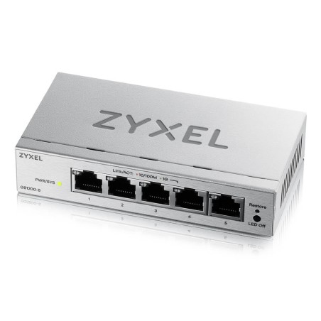Zyxel GS1200-5V3 Géré L2 Gigabit Ethernet (10/100/1000) Bur | JDB-Info