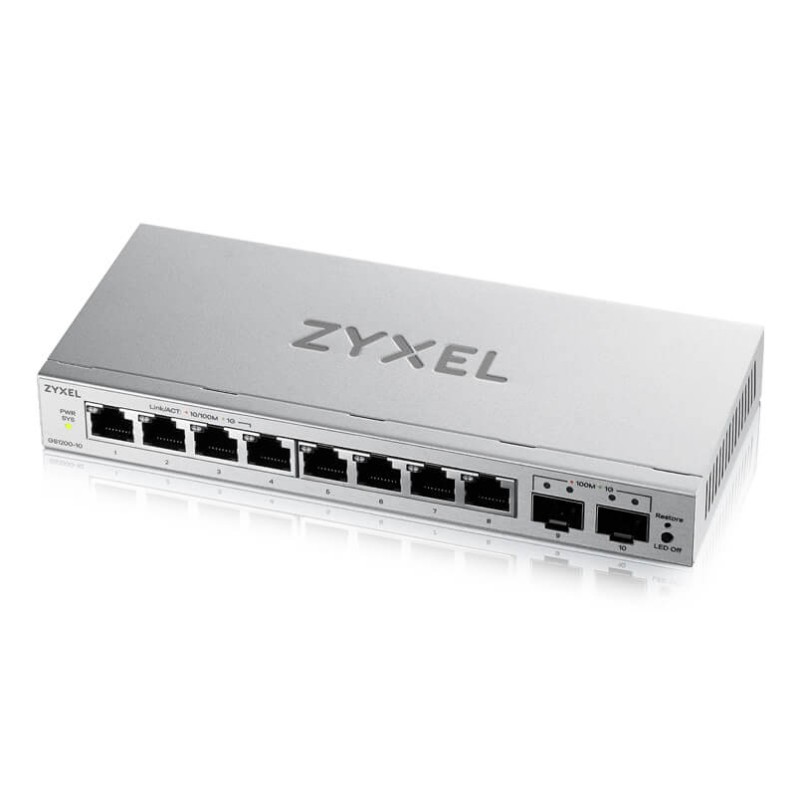 Zyxel GS1200-10v3 Géré L2 Gigabit Ethernet (10/100/1000) Bu | JDB-Info
