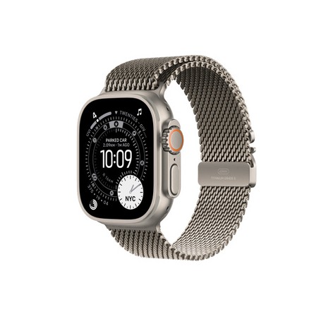 APPLE Watch Ultra 3GPS + Cellular49mmNatural Titanium Case with Natural Titanium Milanese Loop - Small