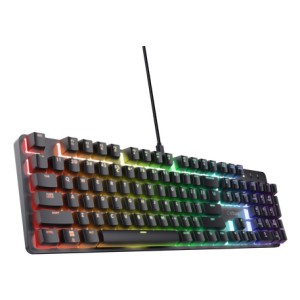 Trust GXT 871 Zora clavier Gaming USB QWERTY Anglais améric | JDB-Info