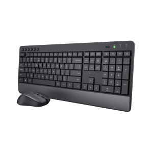 Trust Trezo clavier Souris incluse Bureau RF sans fil AZERT | JDB-Info