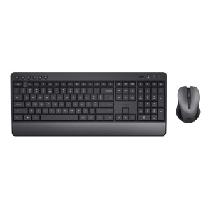 Trust Trezo clavier Souris incluse Bureau RF sans fil AZERT | JDB-Info