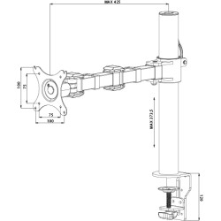 iiyama DS1001C-B1 support d'écran plat pour bureau 81,3 cm | JDB-Info