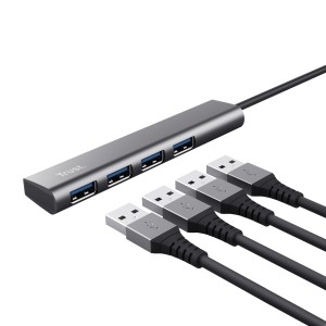 Trust Halyx USB 3.2 Gen 1 (3.1 Gen 1) Type-A 5 Mbit/s Noir, | JDB-Info