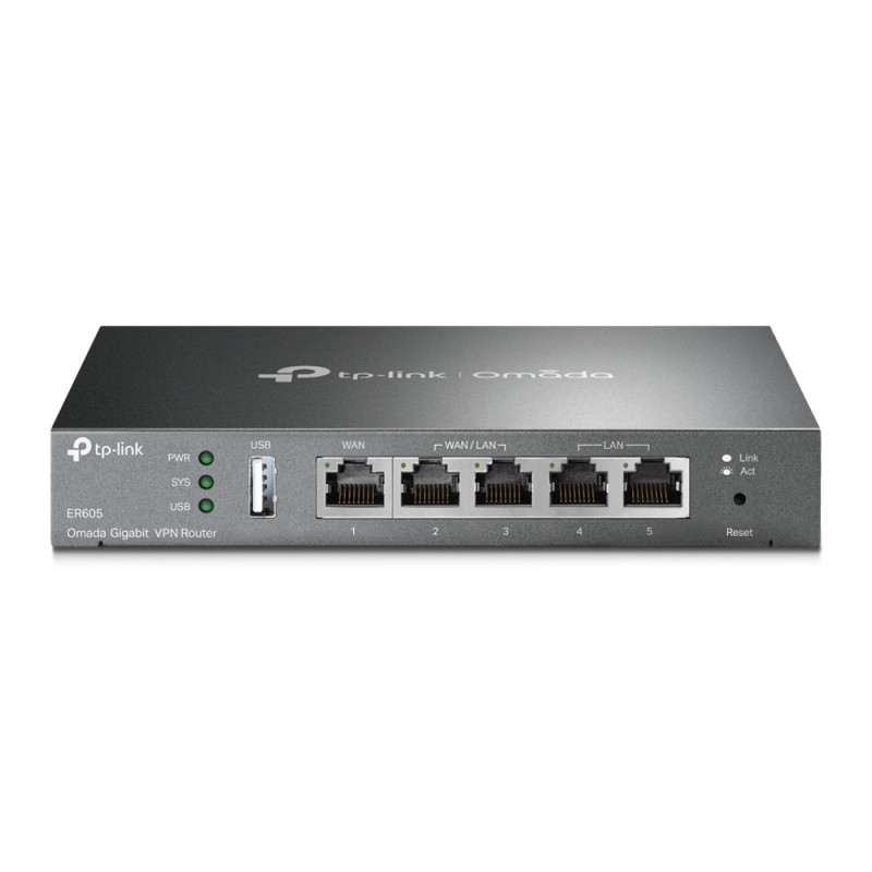 TP-Link Omada ER605 Routeur connecté Gigabit Ethernet Noir | JDB-Info