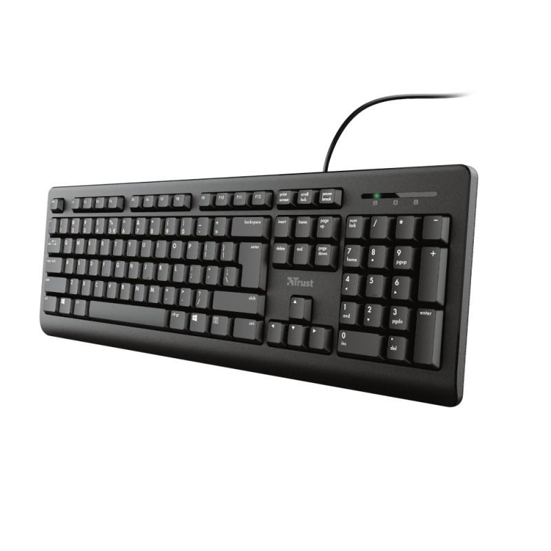 Trust Primo clavier Universel USB QWERTY Anglais américain | JDB-Info