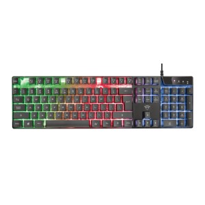 Trust GXT 835 Azor clavier Gaming USB QWERTY Anglais Noir | JDB-Info