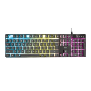 Trust GXT 835 Azor clavier Gaming USB QWERTY Anglais Noir | JDB-Info