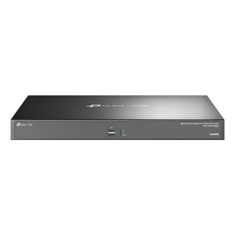 TP-Link VIGI NVR4064H Enregistreur vidéo sur réseau Noir | JDB-Info