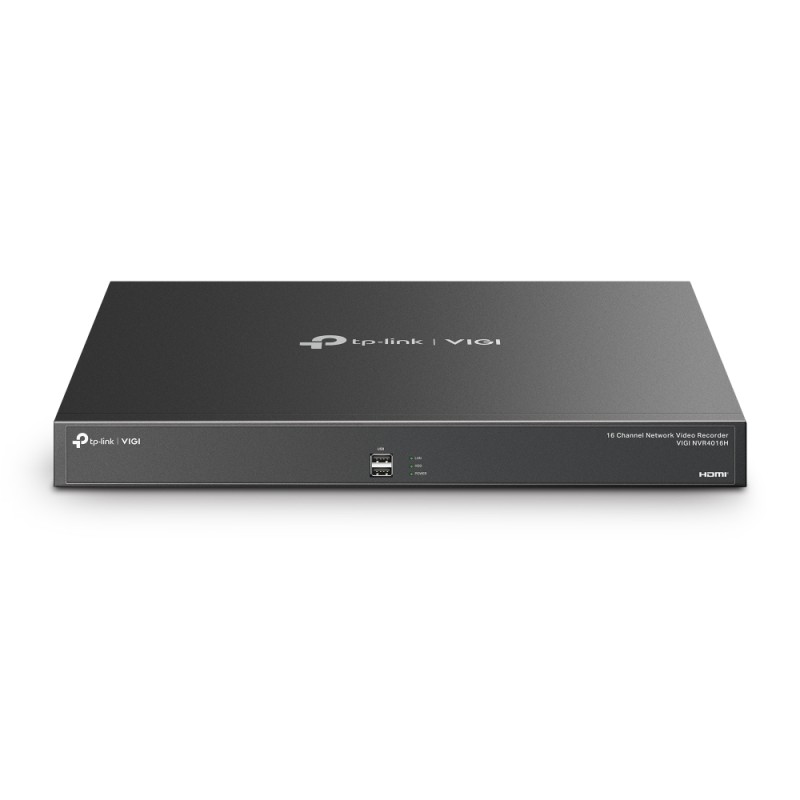 TP-Link VIGI NVR4016H Enregistreur vidéo sur réseau Noir | JDB-Info