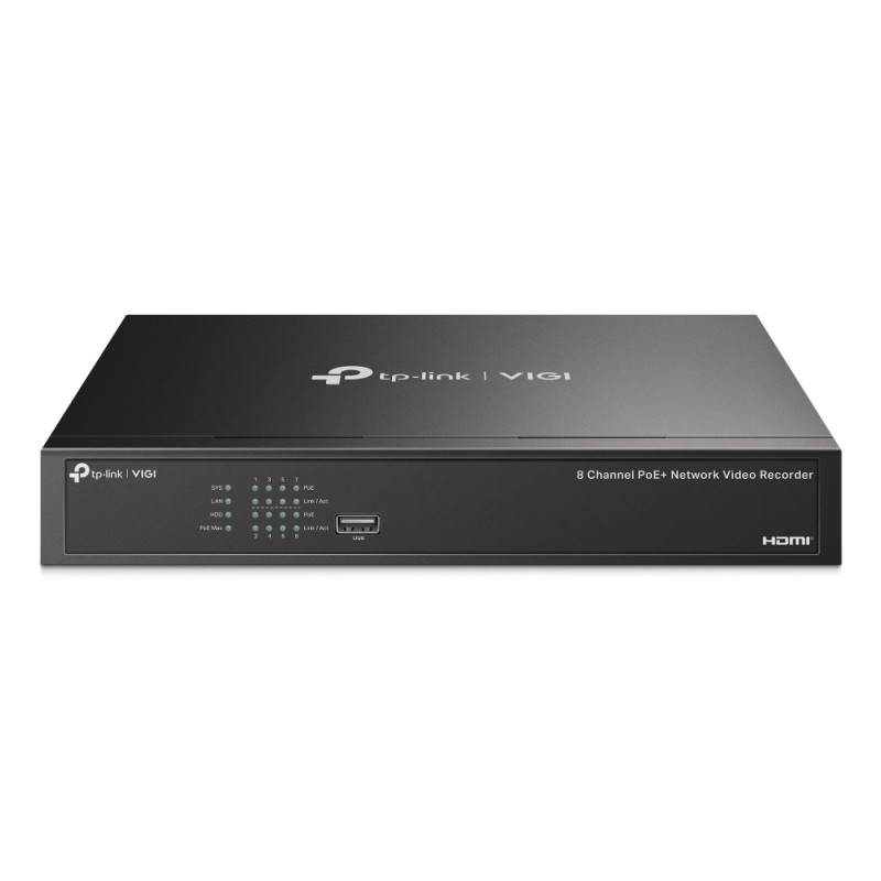 TP-Link VIGI NVR1008H-8P Noir | JDB-Info