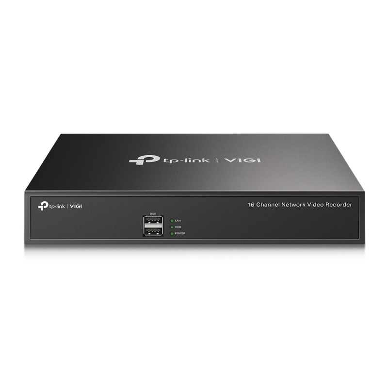 TP-Link VIGI NVR1016H Enregistreur vidéo sur réseau Noir | JDB-Info