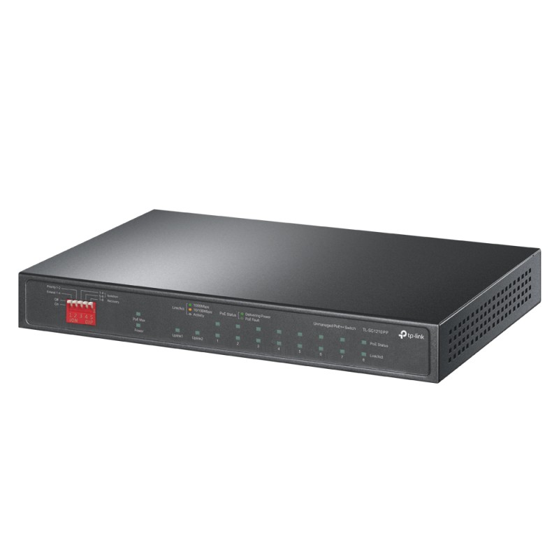 TP-Link TL-SG1210PP commutateur réseau Non-géré Gigabit Eth | JDB-Info