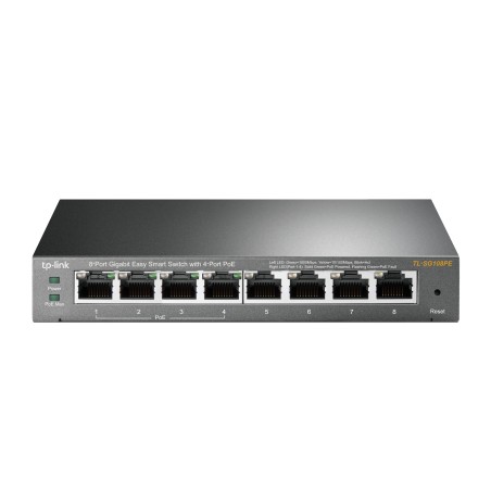 TP-Link TL-SG108PE Géré L2 Gigabit Ethernet (10/100/1000) C | JDB-Info