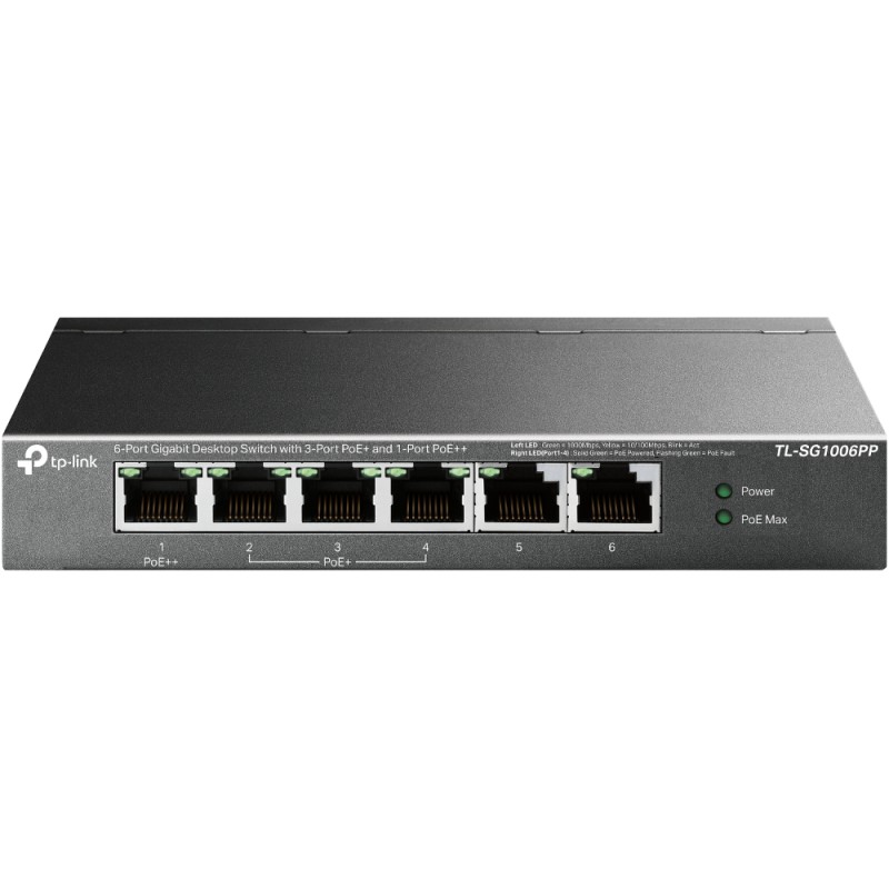 TP-Link TL-SG1006PP commutateur réseau Non-géré Gigabit Eth | JDB-Info