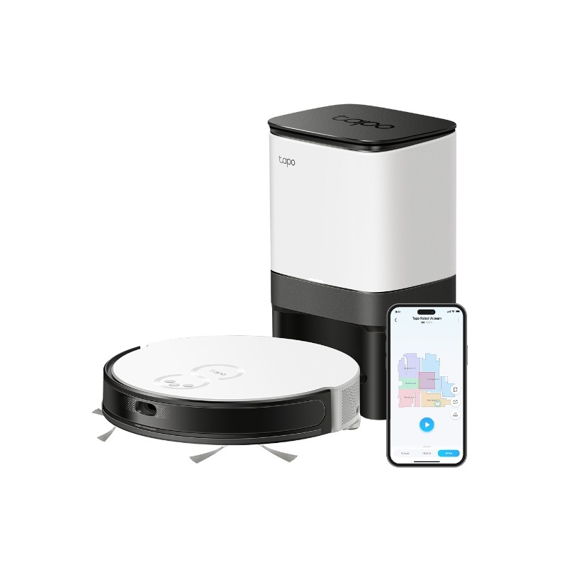 TP-Link Tapo RV20 Mop Plus 0,35 L Noir, Blanc | JDB-Info