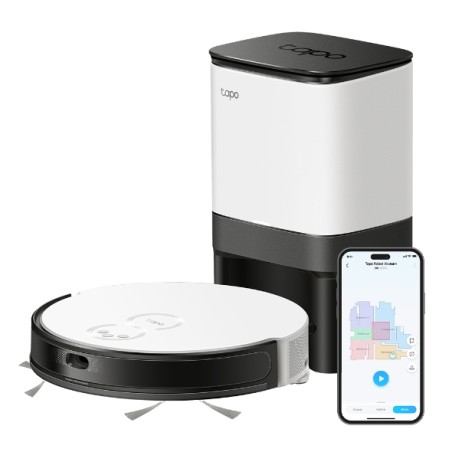 TP-Link Tapo RV20 Mop Plus 0,35 L Noir, Blanc | JDB-Info