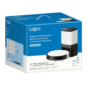 TP-Link Tapo RV20 Mop Plus 0,35 L Noir, Blanc | JDB-Info