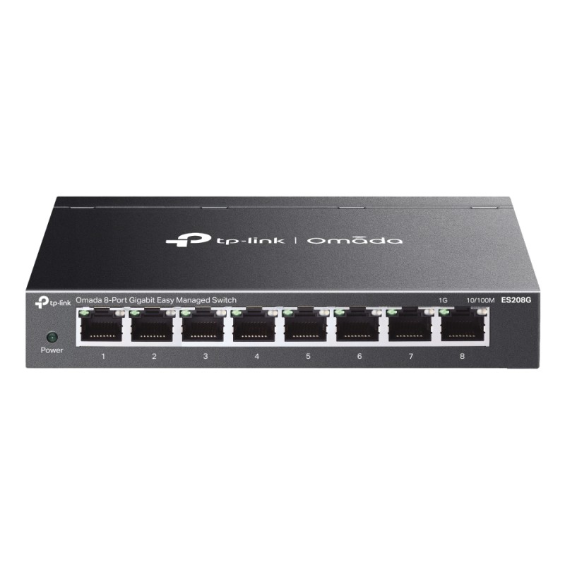 TP-Link Omada ES208G commutateur réseau Géré L2 Gigabit Eth | JDB-Info