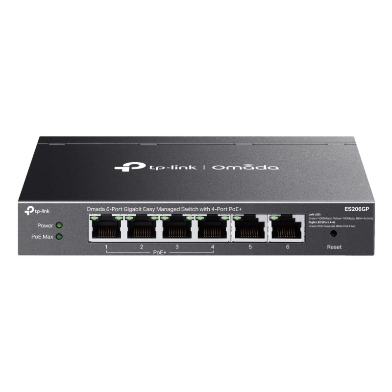 TP-Link Omada ES206GP commutateur réseau Géré Gigabit Ether | JDB-Info