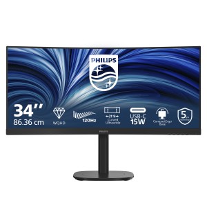 Philips 34B2N3500C/00 écran plat de PC 86,4 cm (34") 3440 x | JDB-Info