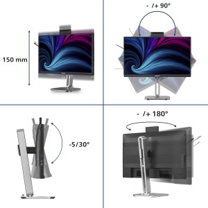 Philips 4000 series 24B2U4301H/00 écran plat de PC 60,5 cm | JDB-Info