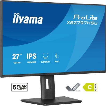 iiyama ProLite XB2797HSU-B1 écran plat de PC 68,6 cm (27") | JDB-Info