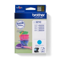 Brother LC221C cartouche d'encre 1 pièce(s) Original Cyan | JDB-Info