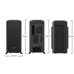 be quiet! Silent Base 802 Noir | Boîtier PC ARGB vitré, Min | JDB-Info