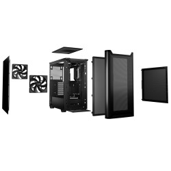 be quiet! Pure Base 501 Noir | Boîtier PC , Mini ATX / Micr | JDB-Info
