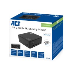 ACT Station d'accueil USB-C universelle 4K, pour 3 moniteur | JDB-Info