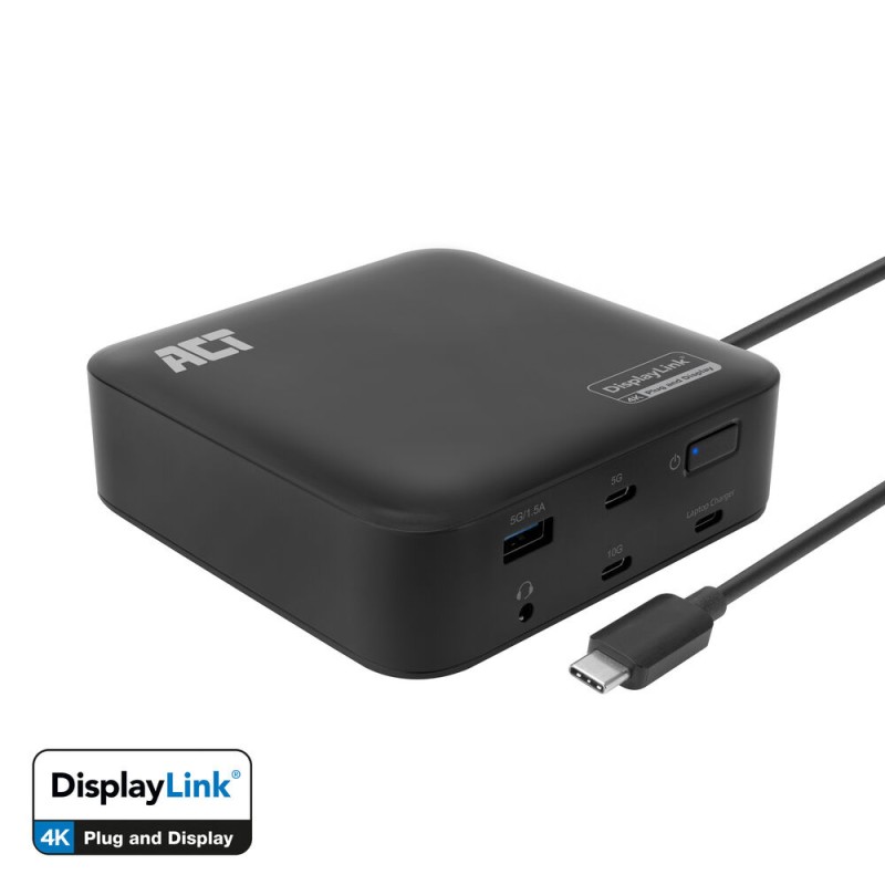 ACT Station d'accueil USB-C universelle 4K, pour 2 moniteur | JDB-Info