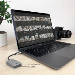 ACT Lecteur de cartes USB-C pour SD et micro SD, SD 4.0 UHS | JDB-Info