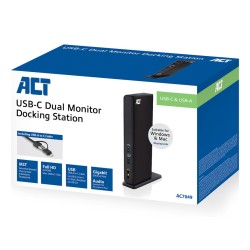 ACT Station d'accueil universelle USB-C ou USB-A, pour 2 mo | JDB-Info