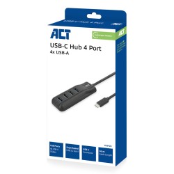 ACT AC6420 hub & concentrateur USB 3.2 Gen 1 (3.1 Gen 1) Ty | JDB-Info