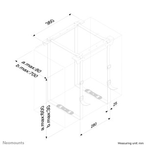 Neomounts CPU-D025BLACK support pour unité centrale Support | JDB-Info