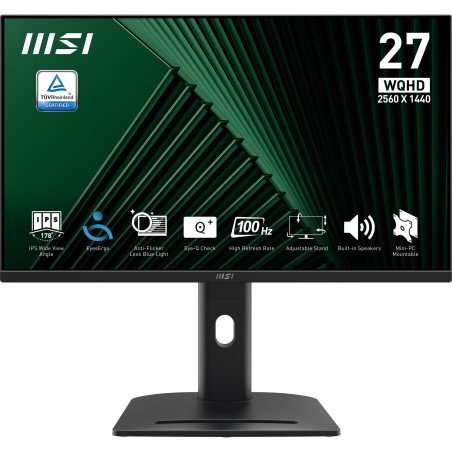MSI Pro MP275QPG écran plat de PC 68,6 cm (27") 2560 x 1440 | JDB-Info