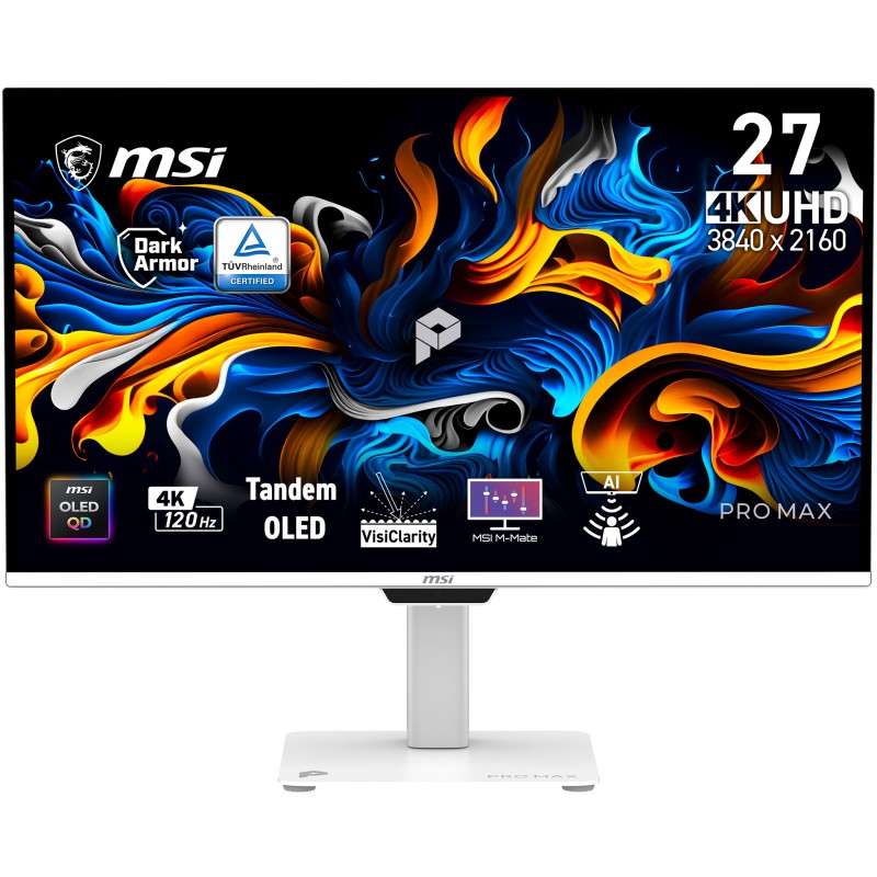 MSI Pro MAX 271UPXW12G écran plat de PC 67,3 cm (26.5") 384 | JDB-Info