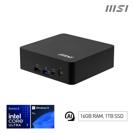 MSI Cubi NUC AI+ 3MG-003EU Copilot+ PC Intel Core Ultra 7 3 | JDB-Info