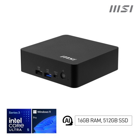 MSI Cubi NUC AI+ 3MG-004EU Copilot+ PC Intel Core Ultra 5 3 | JDB-Info