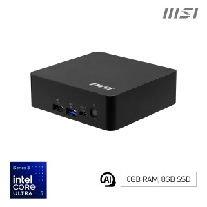 MSI Cubi NUC AI+ 3MG-005BEU USFF Noir 322 Intel SoC FCBGA25 | JDB-Info