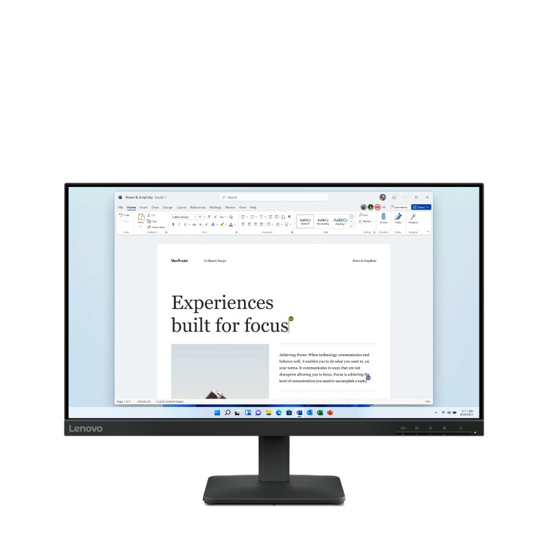 Lenovo L24-4e écran plat de PC 60,5 cm (23.8") 1920 x 1080 | JDB-Info