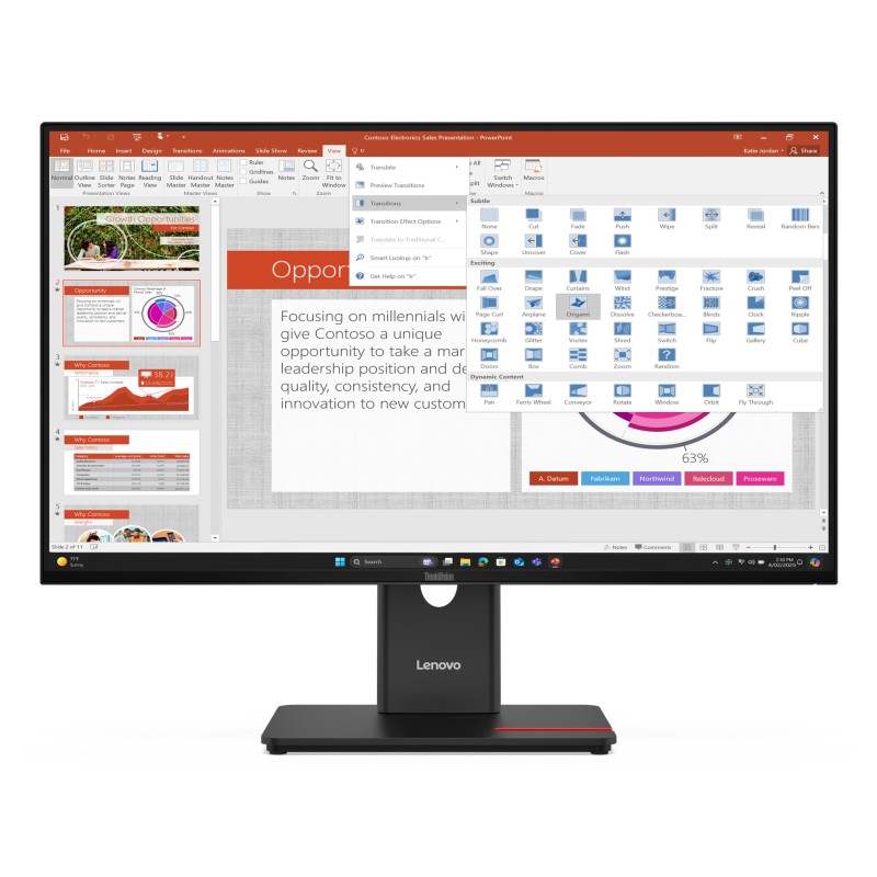 Lenovo ThinkVision T27-40 écran plat de PC 68,6 cm (27") 19 | JDB-Info