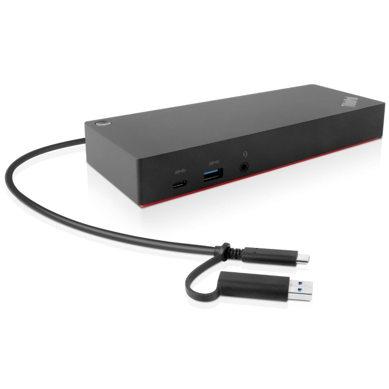 Lenovo 40AF0135EU station d'accueil Avec fil Noir | JDB-Info