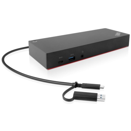 Lenovo 40AF0135EU station d'accueil Avec fil Noir | JDB-Info